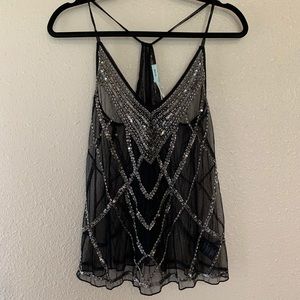 Urban Outfitters Sequined Tank Top